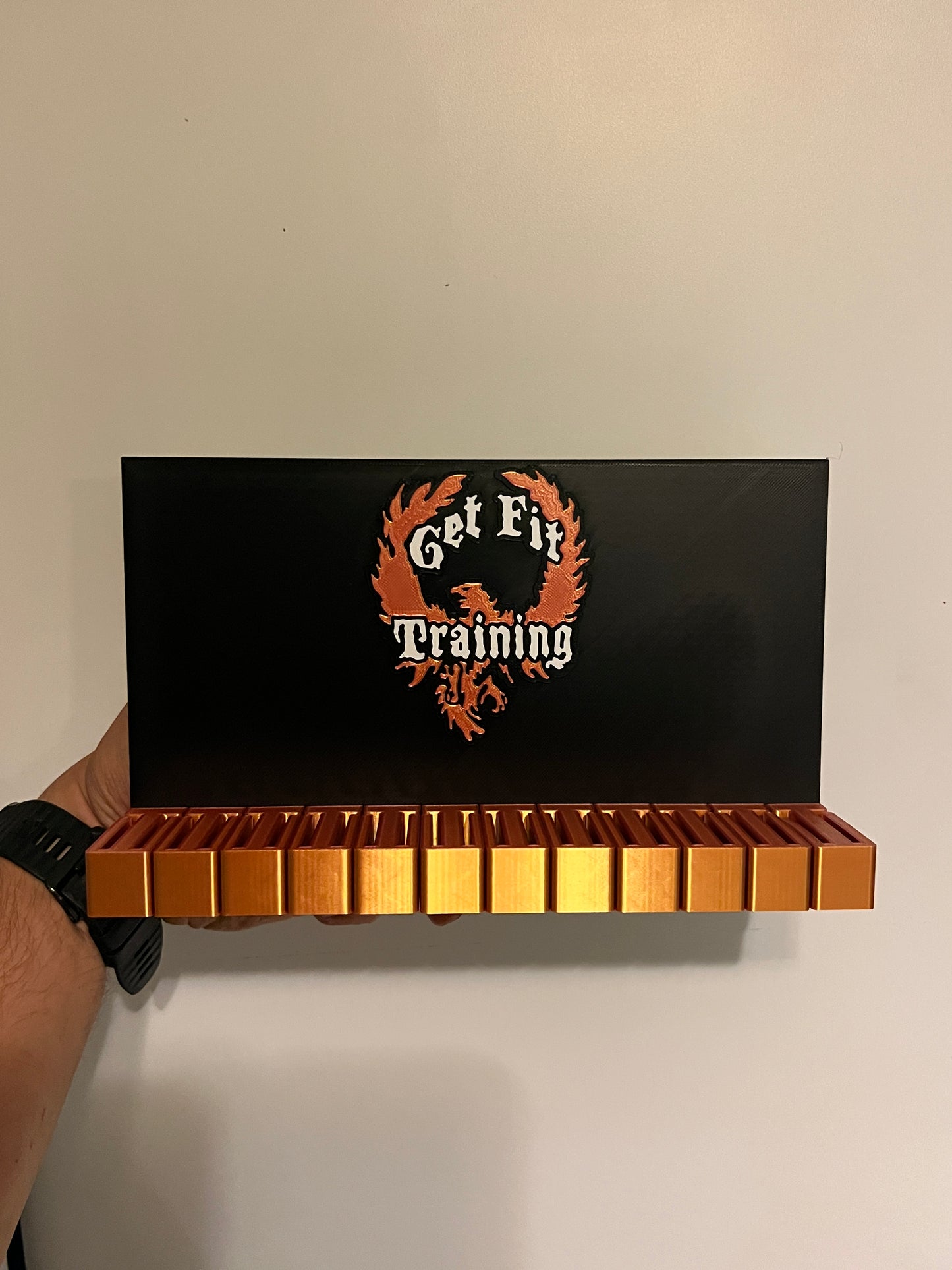 Get Fit Training Medal Rack
